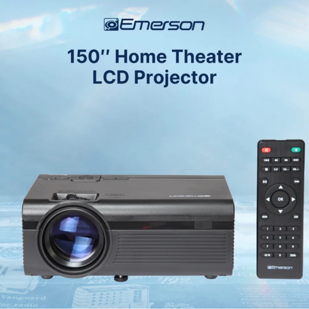 Black Portable LCD Projector